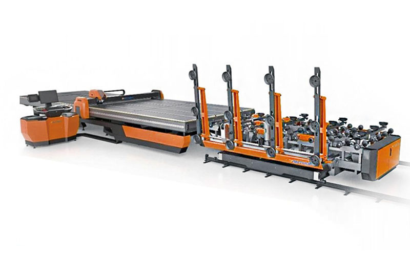 Automatic cutting production line